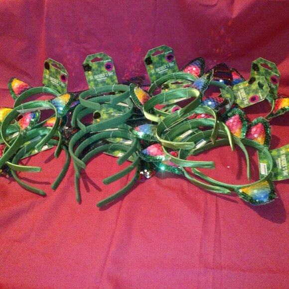 19 headband St Patrick's Day Green by Momentum - Picture 3 of 7